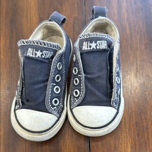 All Star Navy Blue Slip-On Sneakers
